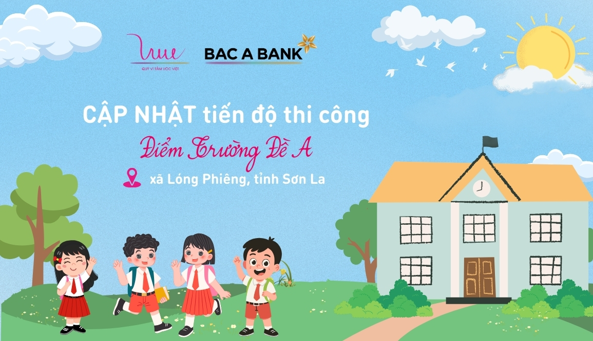 Điểm trường Đề A (xã Lóng Phiêng, tỉnh Sơn La) bước vào giai đoạn hoàn thiện